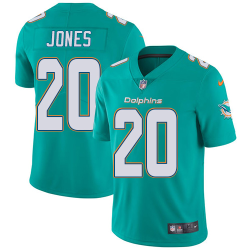 Nike Miami Dolphins #20 Reshad Jones Aqua Green Team Color Men’s Stitched NFL Vapor Untouchable Limited Jersey