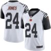 Nike Bengals #24 Adam Jones White Men’s Stitched NFL Limited Rush Jersey