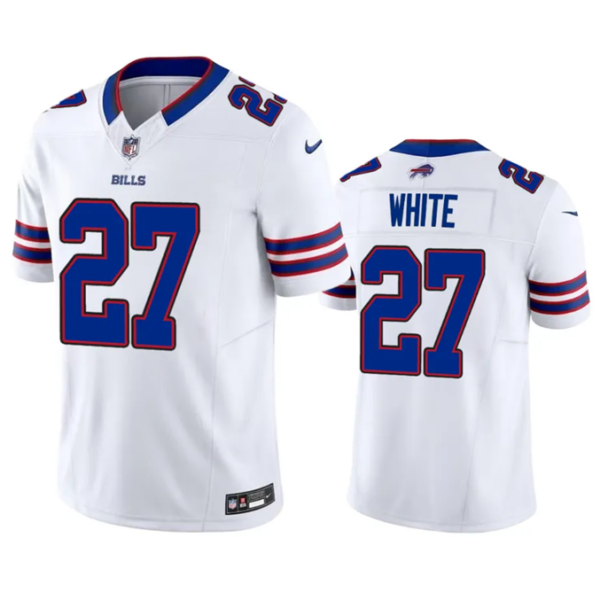 Men’s Buffalo Bills #27 Tre’Davious White White 2023 F.U.S.E. Vapor Untouchable Limited Stitched Jersey