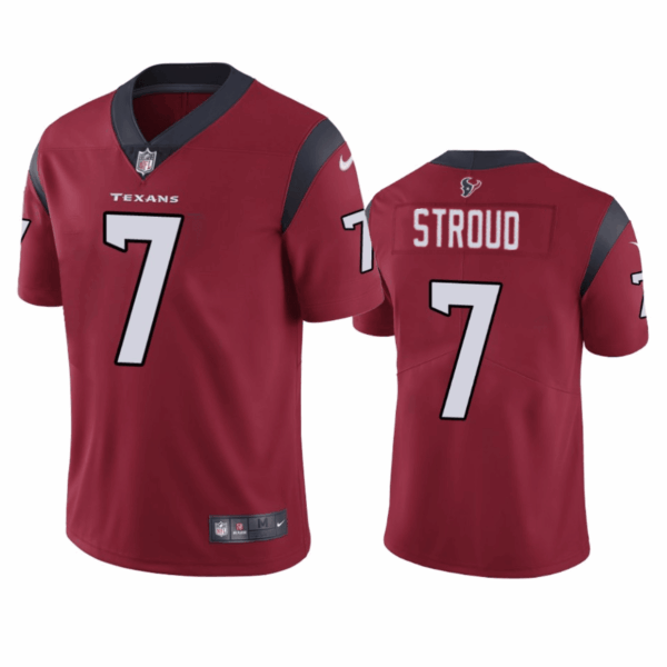 Men’s Houston Texans #7 C.J. Stroud Red Vapor Untouchable Stitched Football Jersey