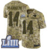#14 Limited Sean Mannion Camo Nike NFL Men’s Jersey Los Angeles Rams 2018 Salute to Service Super Bowl LIII Bound