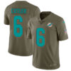 Nike Miami Dolphins #6 Jay Cutler Olive Men’s Stitched NFL Limited 2017 Salute to Service Jersey