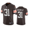 Men’s Cleveland Browns #31 Thomas Graham Jr. Brown Vapor Untouchable Limited Jersey