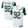 Men’s New York Jets #92 Leonard Williams White Road Stitched NFL Nike Elite Jersey