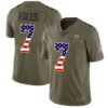 Men’s Jacksonville Jaguars #7 Nick Foles Olive USA Flag Stitched Football Limited 2017 Salute To Service Jersey