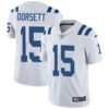 Nike Colts #15 Phillip Dorsett White Men’s Stitched NFL Vapor Untouchable Limited Jersey