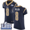 #8 Elite Brandon Allen Navy Blue Nike NFL Home Men’s Jersey Los Angeles Rams Vapor Untouchable Super Bowl LIII Bound