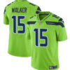Men’s Seattle Seahawks #15 P.J. Walker Green Vapor Limited Football Stitched Jersey
