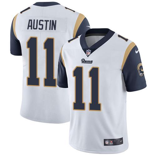 Nike Los Angeles Rams #11 Tavon Austin White Men’s Stitched NFL Vapor Untouchable Limited Jersey