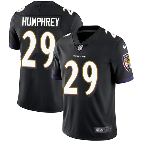Nike Baltimore Ravens #29 Marlon Humphrey Black Alternate Men’s Stitched NFL Vapor Untouchable Limited Jersey