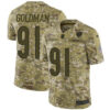 Nike Bears #91 Eddie Goldman Camo Men’s Stitched NFL Limited Rush Jersey