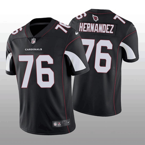 Men’s Arizona Cardinals #76 Will Hernandez Black Vapor Untouchable Stitched Football Jersey