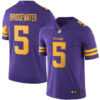 Men’s Minnesota Vikings #5 Teddy Bridgewater Nike Purple Color Rush Limited Jersey