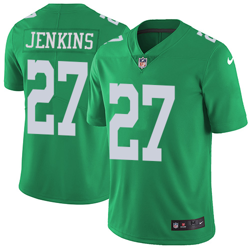 Nike Philadelphia Eagles #27 Malcolm Jenkins Green Men’s Stitched NFL Limited Rush Jersey