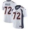 Nike Denver Broncos #72 Garett Bolles White Men’s Stitched NFL Vapor Untouchable Limited Jersey