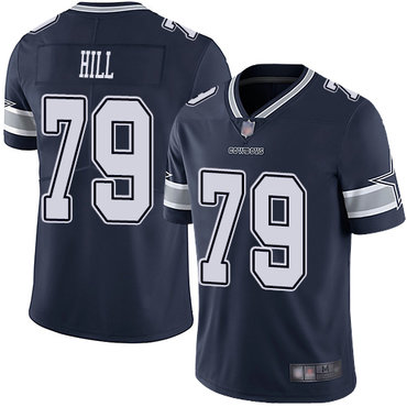 Cowboys #79 Trysten Hill Navy Blue Team Color Men’s Stitched Football Vapor Untouchable Limited Jersey