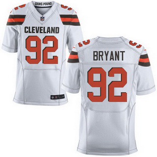Men’s Cleveland Browns #92 Desmond Bryant White Road 2015 NFL Nike Elite Jersey
