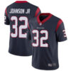 Texans #32 Lonnie Johnson Jr. Navy Blue Team Color Men’s Stitched Football Vapor Untouchable Limited Jersey