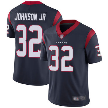 Texans #32 Lonnie Johnson Jr. Navy Blue Team Color Men’s Stitched Football Vapor Untouchable Limited Jersey
