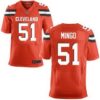 Men’s Cleveland Browns #51 Barkevious Mingo Orange Alternate 2015 NFL Nike Elite Jersey