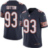 Men’s Chicago Bears #93 Will Sutton Navy Blue 2016 Color Rush Stitched NFL Nike Limited Jersey