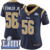 #56 Limited Dante Fowler Jr Navy Blue Nike NFL Home Women’s Jersey Los Angeles Rams Vapor Untouchable Super Bowl LIII Bound