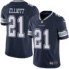 Nike Dallas Cowboys #21 Ezekiel Elliott Navy Blue Team Color Men’s Stitched NFL Vapor Untouchable Limited Jersey