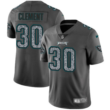Nike Philadelphia Eagles #30 Corey Clement Gray Static Men’s NFL Vapor Untouchable Game Jersey