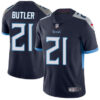 Nike Tennessee Titans #21 Malcolm Butler Navy Blue Alternate Men’s Stitched NFL Vapor Untouchable Limited Jersey