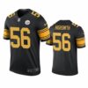 Men’s Pittsburgh Steelers #56 Alex Highsmith Black Color Rush Limited Football Stitched Jersey