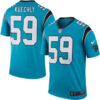 Men’s Carolina Panthers #59 Luke Kuechly Nike Blue Color Rush Legend Jersey
