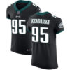 Men’s Nike Philadelphia Eagles #95 Mychal Kendricks Black Alternate Stitched NFL Vapor Untouchable Elite Jersey
