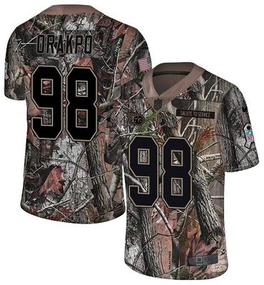 Nike Titans #98 Brian Orakpo Camo Men’s Stitched NFL Limited Rush Realtree Jersey