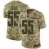 Nike Chargers #55 Junior Seau Camo Men’s Stitched NFL Limited 2018 Salute To Service Jersey