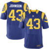 Nike Rams #43 John Johnson Royal Blue Alternate Men’s Stitched NFL Elite Jersey