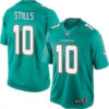 Men’s Miami Dolphins #10 Kenny Stills Green Team Color Stitched NFL Nike Game Jersey