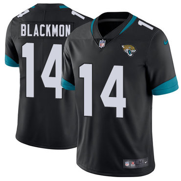 Nike Jacksonville Jaguars #14 Justin Blackmon Black Alternate Men’s Stitched NFL Vapor Untouchable Limited Jersey