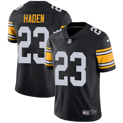 Nike Pittsburgh Steelers #23 Joe Haden Black Alternate Men’s Stitched NFL Vapor Untouchable Limited Jersey