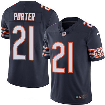 Men’s Chicago Bears #21 Tracy Porter Navy Blue 2016 Color Rush Stitched NFL Nike Limited Jersey