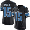 Men’s Detroit Lions #15 Golden Tate III Black 2016 Color Rush Stitched NFL Nike Limited Jersey