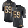 Nike Panthers #59 Luke Kuechly Black Men’s Stitched NFL Limited Gold Salute To Service Jersey