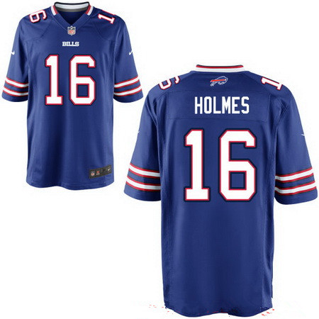 Men’s Buffalo Bills #16 Andre Holmes Royal Blue Team Color Stitched NFL Nike Elite Jersey