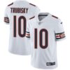 Men’s Nike Chicago Bears #10 Mitchell Trubisky White Stitched NFL Vapor Untouchable Limited Jersey