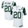 Men’s New York Jets #20 Marcus Williams White Road NFL Nike Elite Jersey