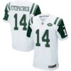 Men’s New York Jets #14 Ryan Fitzpatrick White Road NFL Nike Elite Jersey