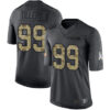 Chargers #99 Jerry Tillery Black Men’s Stitched Football Limited 2016 Salute to Service Jersey