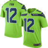 Men’s Seattle Seahawks #12 Fan Nike Green Color Rush Legend Jersey