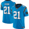 Men’s Carolina Panthers #21 Jeremy Chinn Blue 2023 F.U.S.E. Vapor Untouchable Stitched Football Jersey
