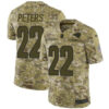 Nike Rams #22 Marcus Peters Camo Men’s Stitched NFL Limited 2018 Salute To Service Jersey