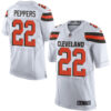 Nike Cleveland Browns #22 Jabrill Peppers White Men’s Stitched NFL New Elite Jersey